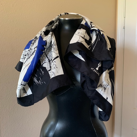 St. John Silk Scarf - Picture 2 of 7